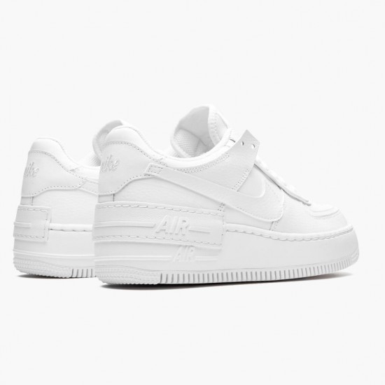 Sneakerreps Nike Women's/Men's Air Force 1 Shadow Triple White CI0919 100