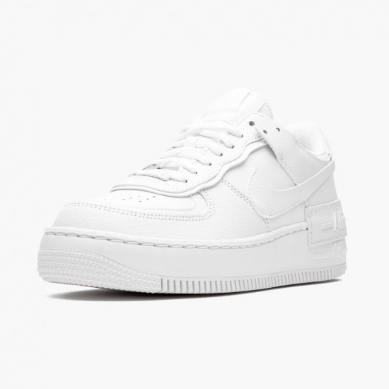 Sneakerreps Nike Women's/Men's Air Force 1 Shadow Triple White CI0919 100