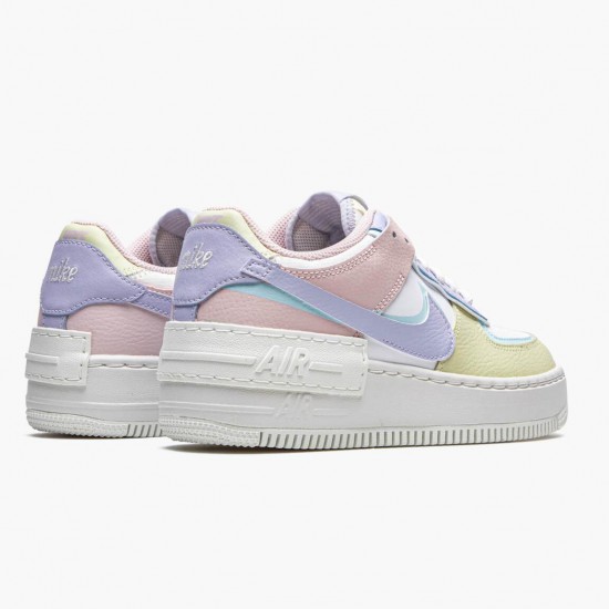 Repsshoes Nike Women's Air Force 1 Shadow White Glacier Blue Ghost CI0919 106