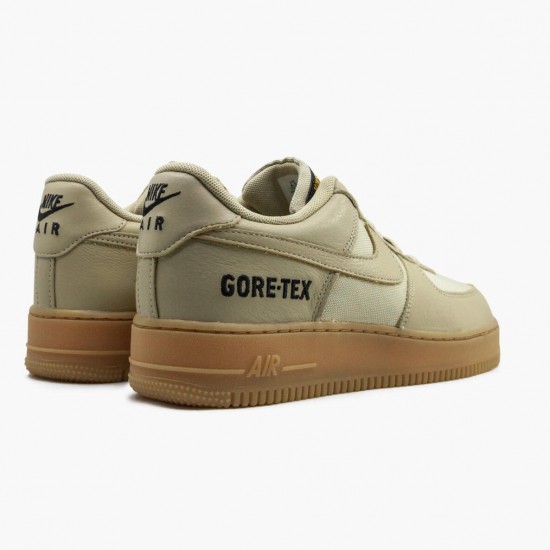 Repsshoes Nike Women's/Men's Air Force One Low Gore Tex Team Gold Khaki CK2630 700