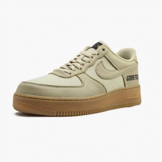 Repsshoes Nike Women's/Men's Air Force One Low Gore Tex Team Gold Khaki CK2630 700