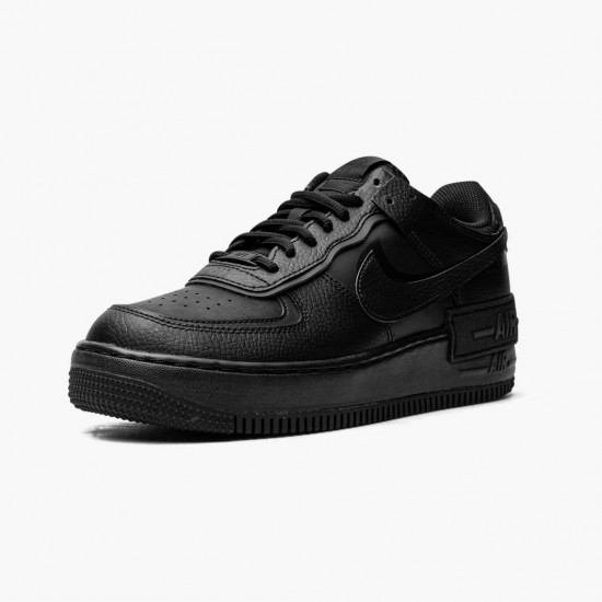 Repsshoes Wmns Air Force 1 Low Shadow Triple Black CI0919 001