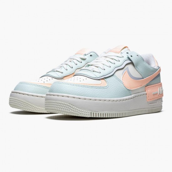 Best Quality Wmns Air Force 1 Shadow Barely Green Crimson Tint CU8591 104