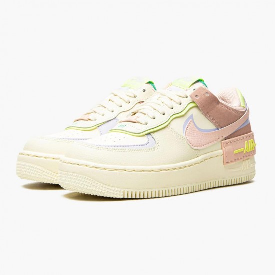 Best Quality Wmns Air Force 1 Shadow Barely Green Crimson Tint CU8591 104