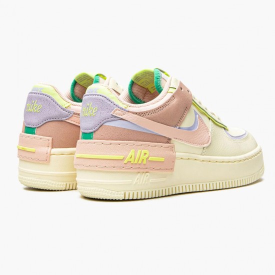 Best Quality Wmns Air Force 1 Shadow Barely Green Crimson Tint CU8591 104