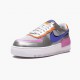 1:1 Wmns Air Force 1 Shadow Metallic Silver CW6030 001