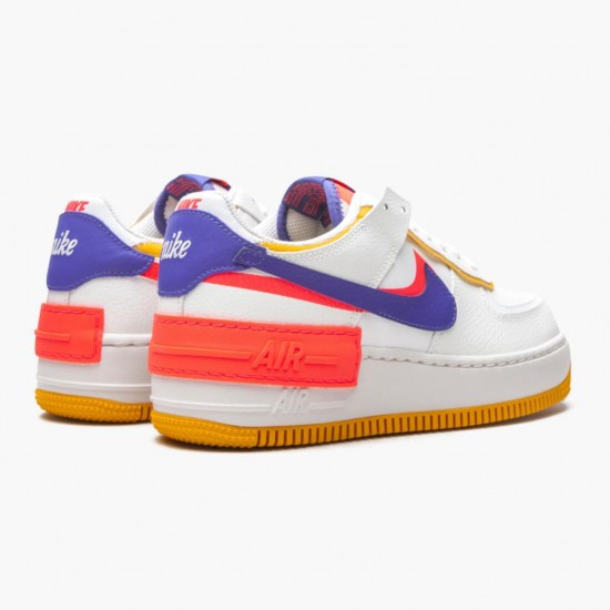 Best Quality Wmns Air Force 1 Shadow White Crimson Blue CI0919 105