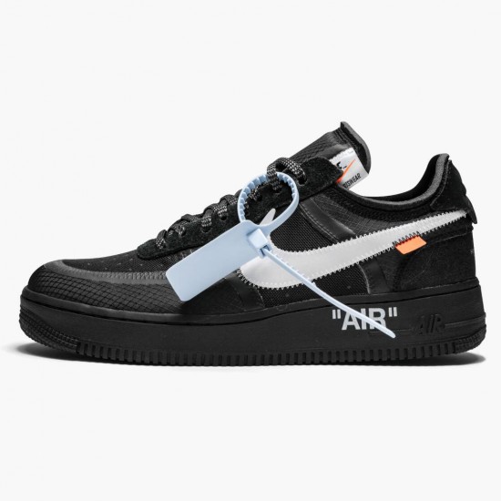 Best Quality Nike Men's Air Force 1 Low Off White Black White AO4606 001