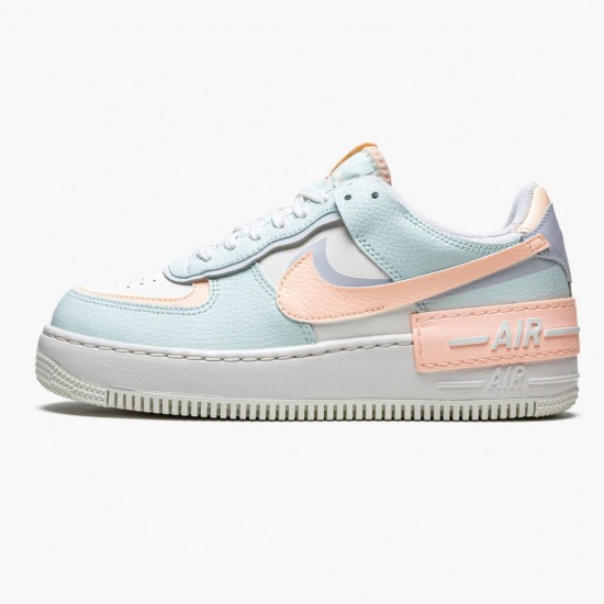 Best Quality Wmns Air Force 1 Shadow Barely Green Crimson Tint CU8591 104