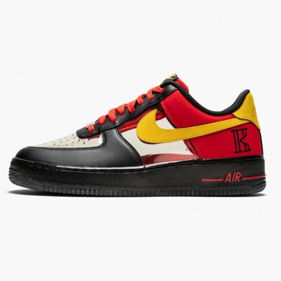 FashionReps Nike Women's/Men's Air Force 1 Low Kyrie Irving Black Red 687843 001