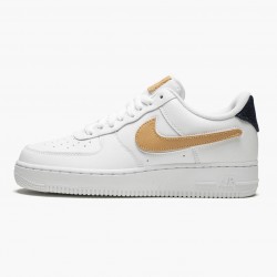 Nike Women's/Men's Air Force 1 Low Removable Swoosh Pack White Vachetta Tan CT2253 100