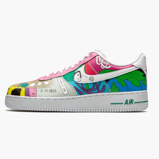 Replica Nike Women's/Men's Air Force 1 Flyleather Ruohan Wang CZ3990 900