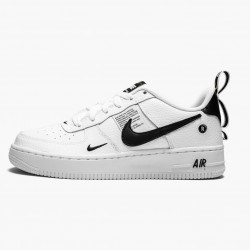 Replica Nike Women's/Men's Air Force 1 Low Utility White Black AR1708 100