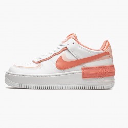 Replica Nike Women's/Men's Air Force 1 Shadow White Coral Pink CJ1641 101