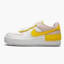 Reps Nike Women's Air Force 1 Shadow White Barely Rose Speed Yellow CJ1641 102