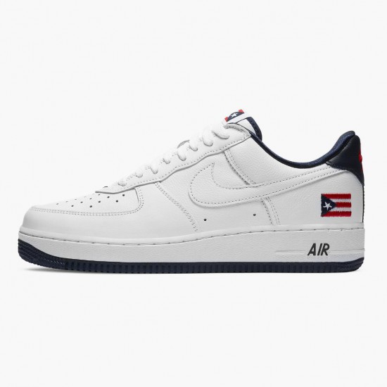 Reps Nike Women's/Men's Air Force 1 Low Retro Puerto Rico CJ1386 100