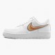 Repsneakers Nike Women's/Men's Air Force 1 Low Oversized Swoosh White Orange Peel AO2441 102