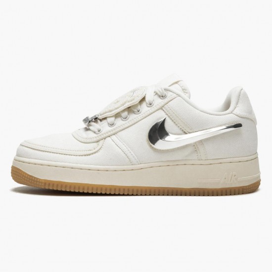 Repsneakers Nike Women's/Men's Air Force 1 Low Travis Scott Sail AQ4211 101