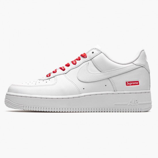 Repsshoes Nike Women's/Men's Air Force 1 Low Supreme White CU9225 100