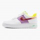 Repsshoes Nike Women's/Men's Air Force 1 Low White Multi Pastel CW5592 100