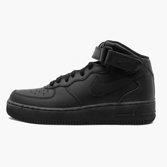 Repsshoes Nike Women's/Men's Air Force 1 Mid Black 2014 314195 004