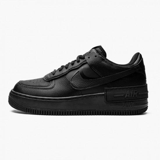 Repsshoes Wmns Air Force 1 Low Shadow Triple Black CI0919 001