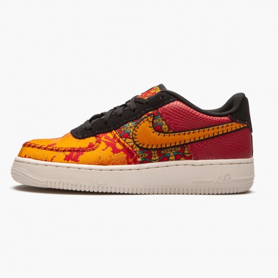 Sale Cheap Nike Women's/Men's Air Force 1 Low Chinese New Year 2019 AV5167 600