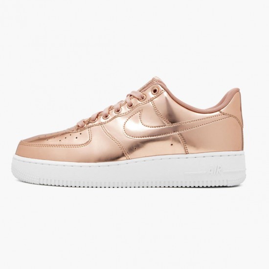 Sneakerreps Nike Women's/Men's Air Force 1 Low Metallic Bronze CQ6566 900