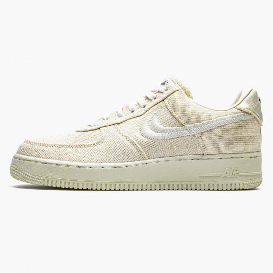 Sneakerreps Nike Women's/Men's Air Force 1 Low Stussy Fossil CZ9084 200