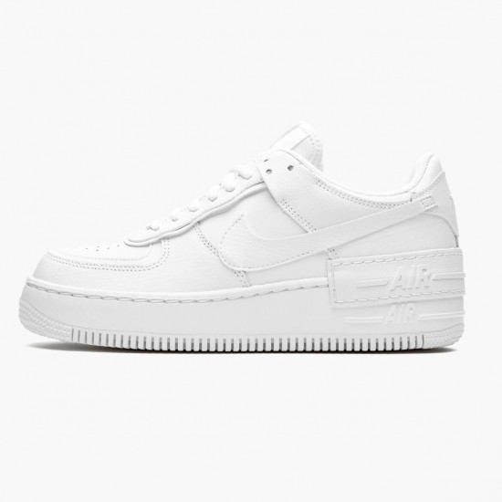 Sneakerreps Nike Women's/Men's Air Force 1 Shadow Triple White CI0919 100