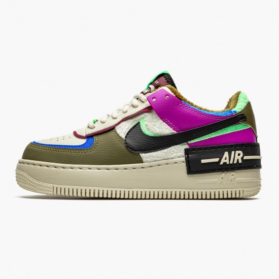 Top Quality Nike Women's Air Force 1 Shadow Cactus Flower Olive Flak CT1985 500