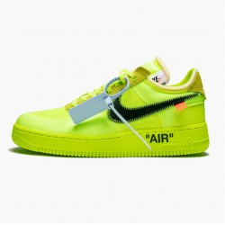 Top Version Nike Women's/Men's Air Force 1 Low Off White Volt AO4606 700