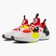 Repsneakers Nike Women's/Men's Huarache Edge Txt White University Red Volt Black AO1697 100