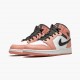 Repsneakers Air Jordan 1 Mid GS Pink Quartz 555112 603