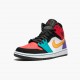 Replica Air Jordan 1 Mid Multi Color 554724 125