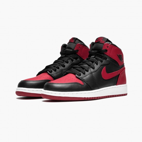 FashionReps Air Jordan 1 Retro High OG BG Bred 2013 575441 023