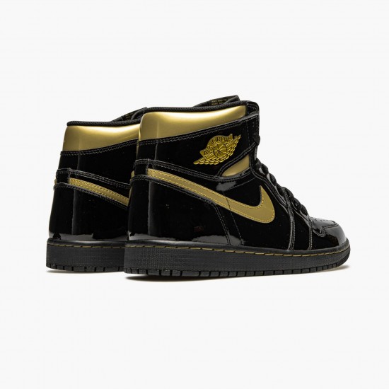 Sneakerreps Air Jordan 1 Retro High OG Black Metallic Gold 555088 032