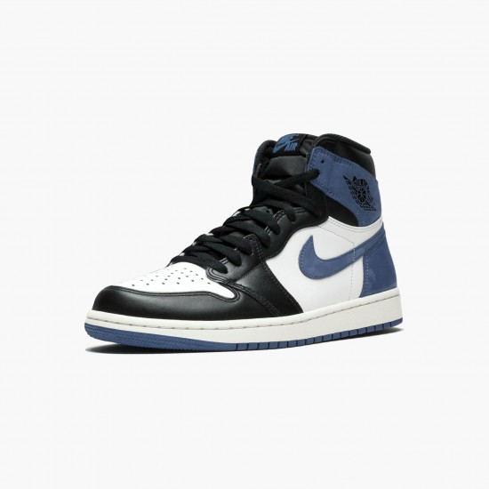 Repsshoes Air Jordan 1 Retro High OG Blue Moon 555088 115