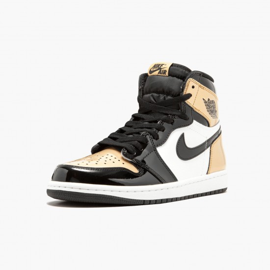 Reps Air Jordan 1 Retro High OG NRG Gold Toe 861428 007