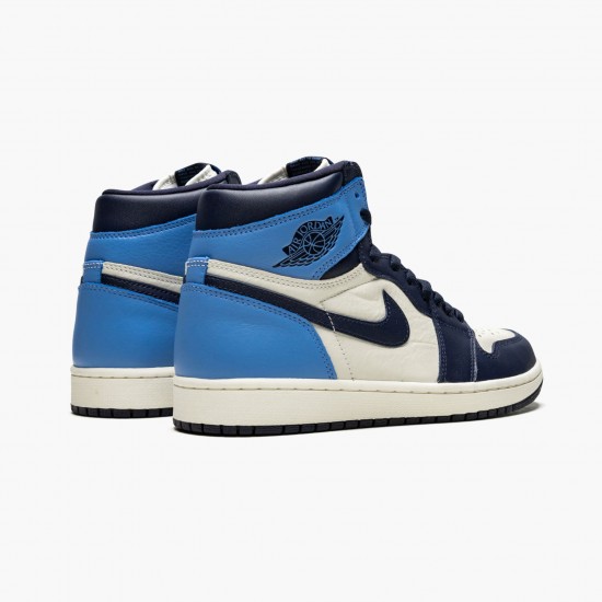 Sale Cheap Air Jordan 1 Retro High OG Obsidian 555088 140