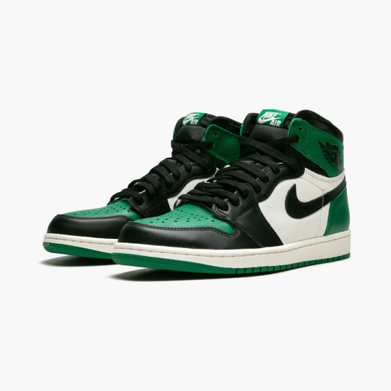 Top Version Air Jordan 1 Retro High OG Pine Green 555088 302