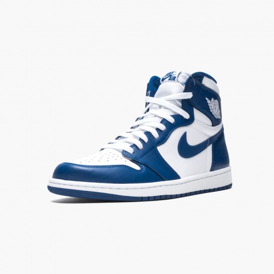 Sale Cheap Air Jordan 1 Retro High OG Storm Blue 555088 127