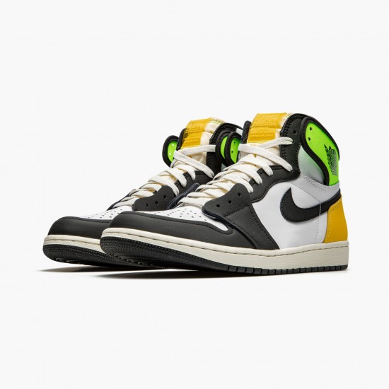 1:1 Air Jordan 1 Retro High OG Volt Gold 555088 118