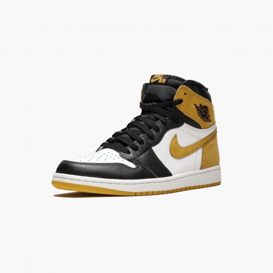 FashionReps Air Jordan 1 Retro High OG Yellow Ochre 555088 109