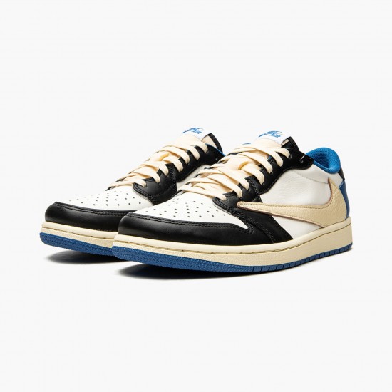 Top Version Fragment Design x Travis Scott x Air Jordan 1 Retro Low DM7866 140