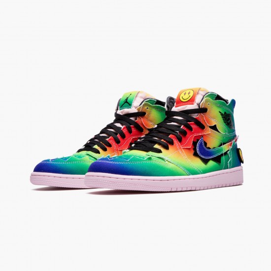 1:1 J. Balvin x Air Jordan 1 Retro OG High Colores Y Vibras DC3481 900