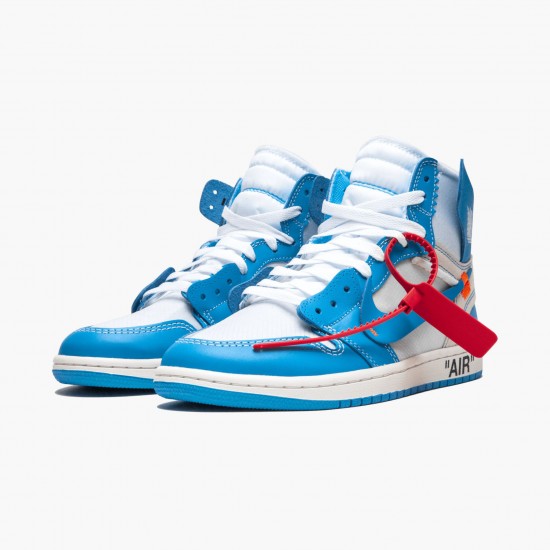 Repsneakers Off White x Air Jordan 1 Retro High OG UNC AQ0818 148