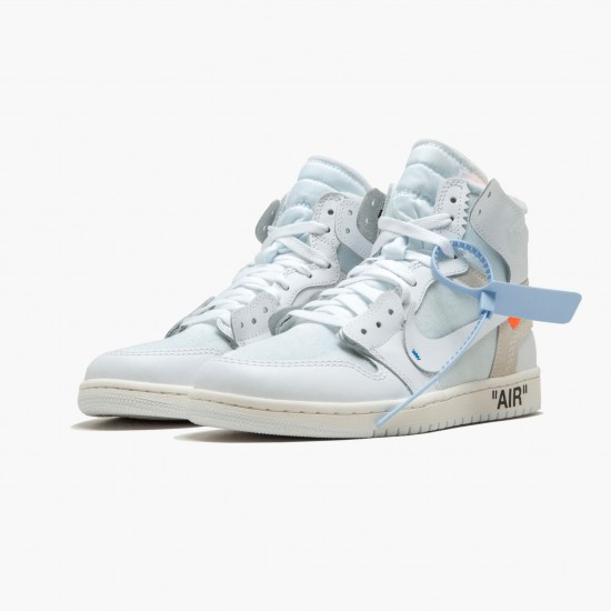 Sneakerreps Off White x Air Jordan 1 Retro High OG White 2018 AQ0818 100