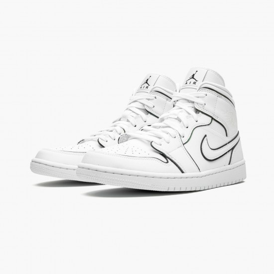 Top Version Wmns Air Jordan 1 Mid SE Iridescent Trim CK6587 100