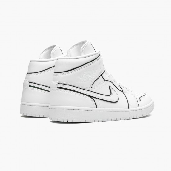 Top Version Wmns Air Jordan 1 Mid SE Iridescent Trim CK6587 100